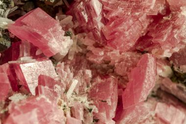 Pembe kuvars taş yakın çekim