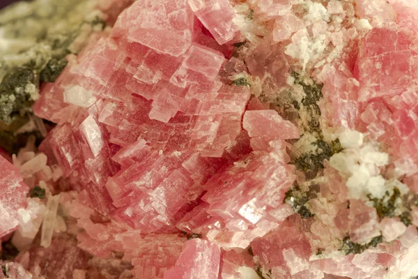 Close up of pink quartz stone — Stock Photo, Image