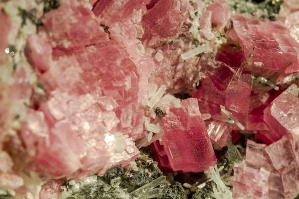 Close up of pink quartz stone — Stock Photo, Image
