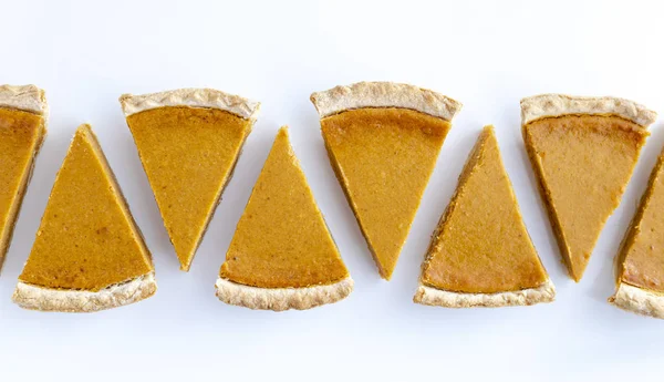 Rodajas de pastel de calabaza caseras frescas — Foto de Stock