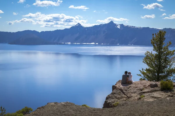 Parque Nacional Crater Lake Oregon viagem de verão — Fotografia de Stock