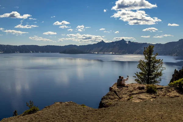 Parque Nacional Crater Lake Oregon viagem de verão — Fotografia de Stock