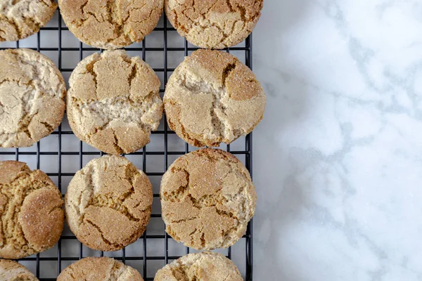 Домашнее печенье Gingerdoodle на праздники — стоковое фото