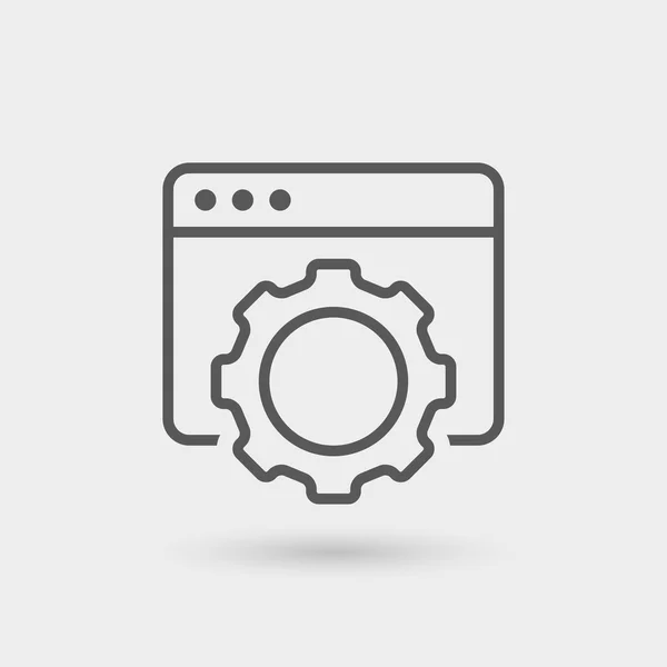 API satırı simgesi — Stok Vektör