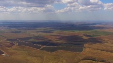 alanları ayrılmış alanların Panoraması. kuş görünümü göz.