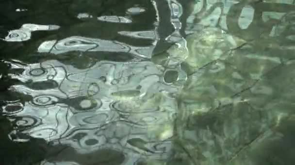 Souper ralentir la surface de l'eau — Video