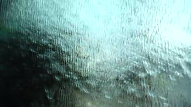 Hd dinner slow water curtain close up abstrakt, hintergrund — Stockvideo