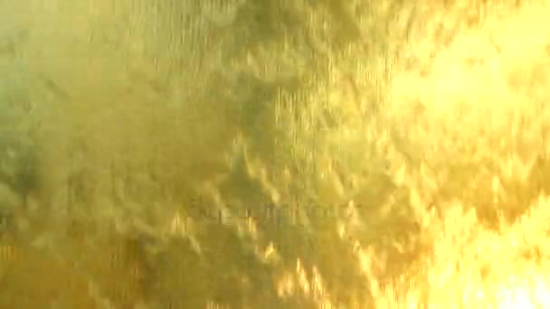Cortina de agua 4K primer plano abstracto, fondo — Vídeo de stock