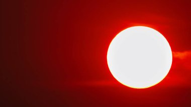 Kırmızı tam güneş doğa açık yaz                         