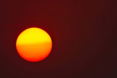 Kırmızı tam güneş doğa açık yaz                            