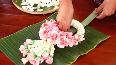 4k güzel düğün çelenk el kadın çiçek yaptı.  