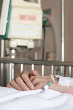 Tuzlu çözüm ile tedavi edilen hastaların.                   