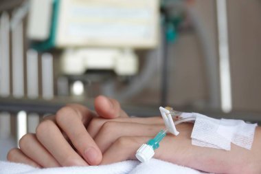 Tuzlu çözüm ile tedavi edilen hastaların.                   