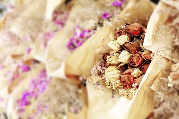 Bouquet Dried Flowers — Stock Photo, Image