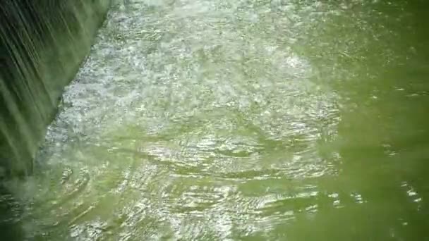 1080P Super Represa Lenta Mini Queda Água Natureza Backgound — Vídeo de Stock