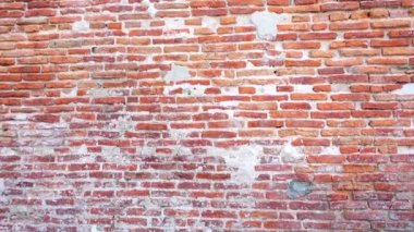 100 yaşından daha eski olan 4k tuğla duvar vintage iç tasarım arka plan ve doku