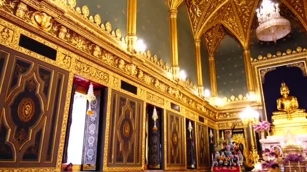 4k Ratchabophit templom Beltéri dekoráció építészet vallás régi több mint 151 éves nyilvános bangkok Thaiföld
