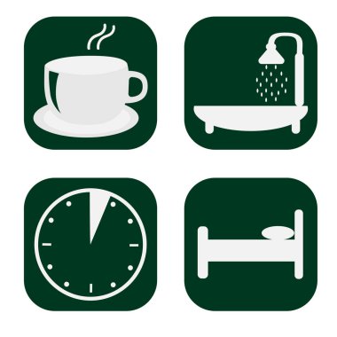 Bekleme çizgisi simgesi, taslak vektör işareti, doğrusal biçim piktogram. Sembol, logo. Düzenlenebilir bar. Salon veya bekleme odası simgeleri