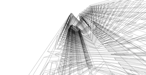 Soyut mimari kablo arkaplan tasarımı.