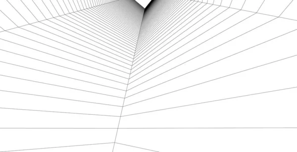 Architecture abstraite wireframe fond design . — Photo