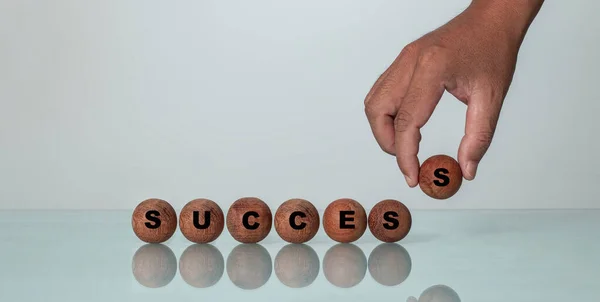 Organisatorisch Succesconcept Samenwerken Concept Van Zakelijk Succes — Stockfoto