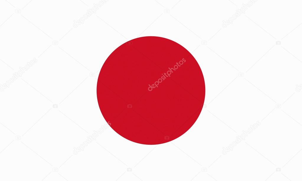 flat japanese flag