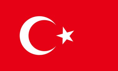 düz Türk bayrağı