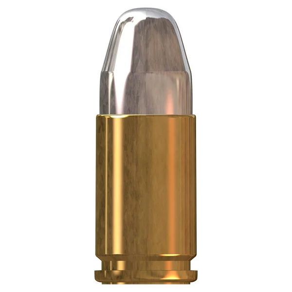 Пистолетная пуля латунного цвета — стоковое фото