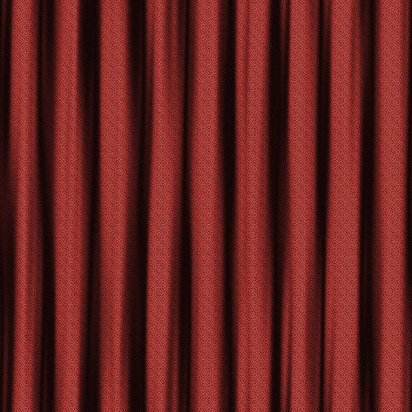 Hullámos Vörös függöny varrás nélküli — Stock Fotó