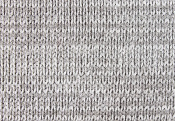 Vertikala grå stickning eller stickad textur mönster tyg Backgro — Stockfoto