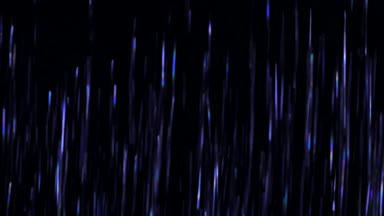 Menekşe glitter yağmur siyah arka plan üzerine düşmek. Görüntüleri veya video Intro veya outro için tasarım içinde Merhaba çözünürlük 4k 3840 x 2160. Modern veya teknoloji tarzı görüntüleri.