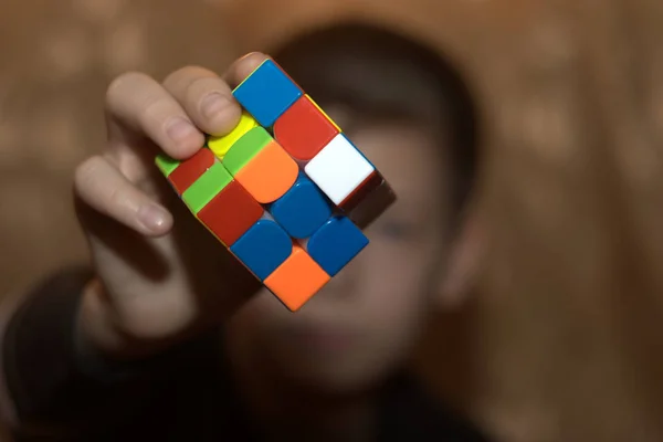 Rubik\'s cube in the hands of the master