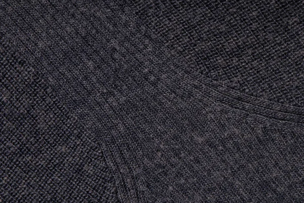 Sötét kék szürke háttér sima kötéssel; Jersey; tricot; kötött — Stock Fotó