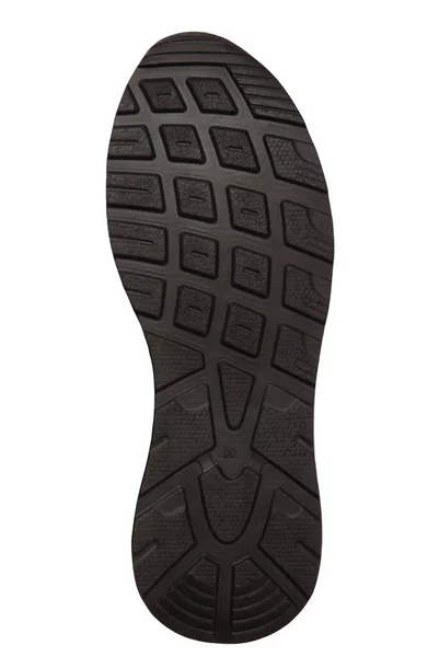 Suela Negra Zapato Protector Aislado Suela Banda Rodadura Suelas Imágenes de stock libres de derechos