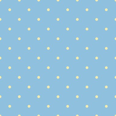 Sarı benekli ve mavi arkaplanlı vektör desensiz gökkuşağı