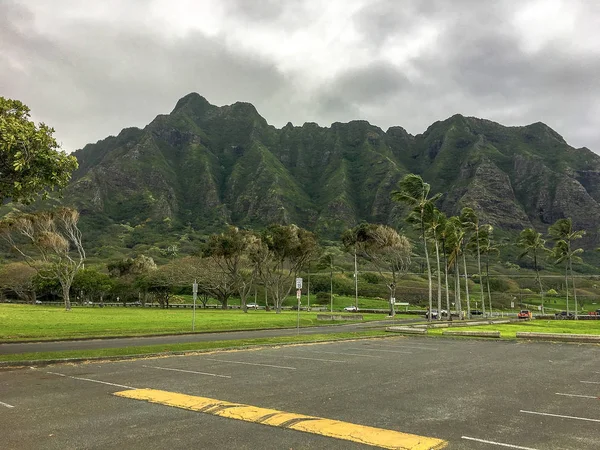 Montañas Hawaii Días Lluviosos —  Fotos de Stock