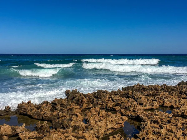 Cyprus Otoño Corto Tiempo Costa Playa —  Fotos de Stock