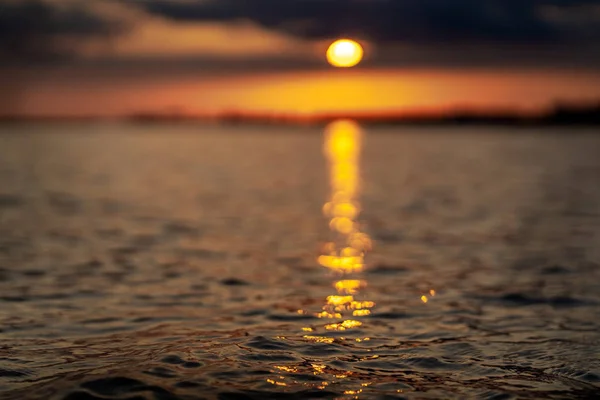 Όμορφο Ηλιοβασίλεμα Φύση Γραφική Θέα — Φωτογραφία Αρχείου