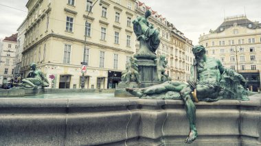 Donnerbrunnen Çeşmesi, Viyana, Avusturya
