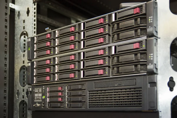 Servidor NAS (Network Attached Storage) — Fotografia de Stock