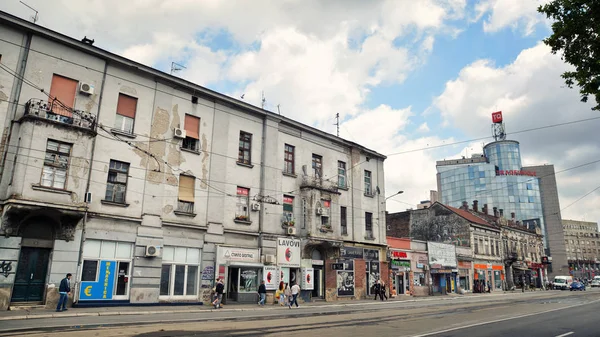 Gamla gatan från Belgrad, Serbien — Stockfoto