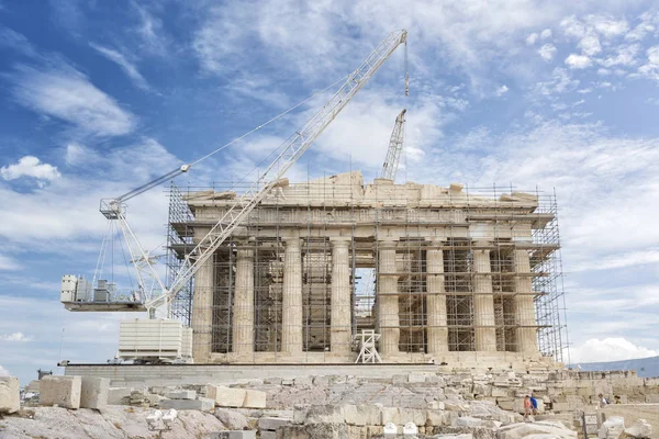 Partenon Under Renovation, Atenas, Grécia — Fotografia de Stock