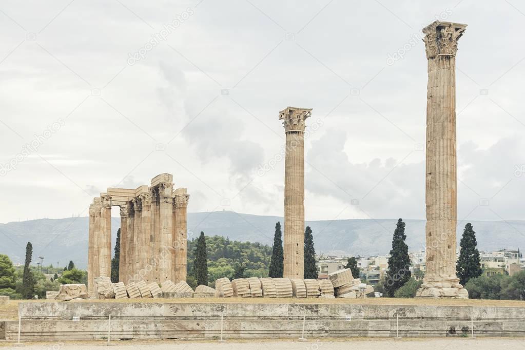 Remains From Temple of Olympian Zeus, Athens