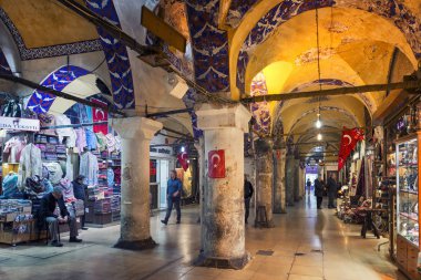 Kapalı Çarşı (kapalı çarşı) iç, Istanbul, Türkiye