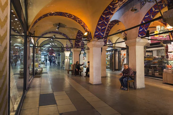 Kapali Carsi (Grand Bazaar ) Interior, Istanbul, Turkey — Stock Photo, Image