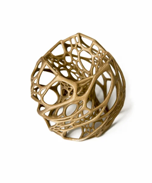 3D yazdırılan soyut şekli