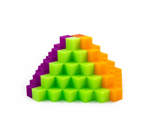3D tryckta geometrisk form — Stockfoto