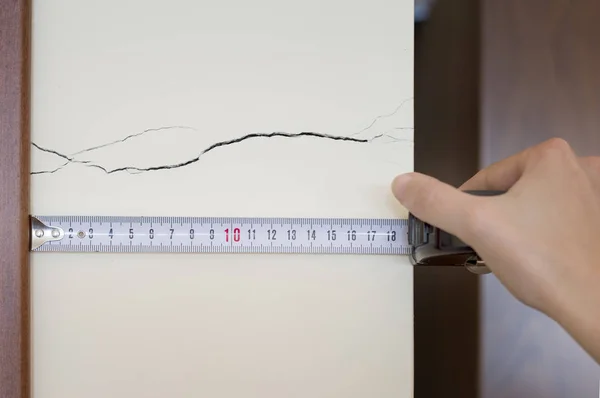 Mezura istimal duvar çatlamak