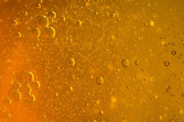 Bal kabarcık makro atış kapatın