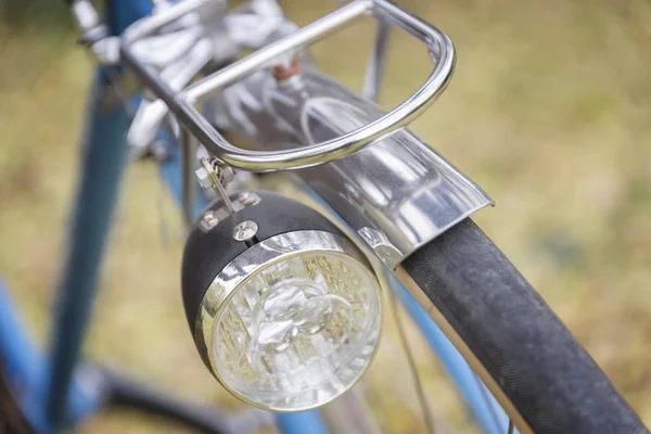 Front Wheel And Light Of A Bicycle